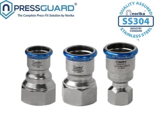 Stainless Steel 304 Press Fit FI Adaptor